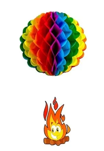 FJE19 ENFEITE BALAO - FOGUEIRA