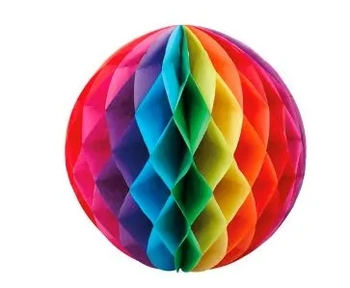 J-53 ENFEITE BALAO JUNINO DE PAPEL COLORIDO