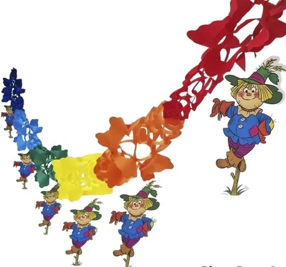 FJG36 GUIRLANDA ESPANTALHO JUNINO 2M