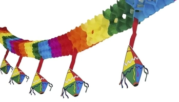 FJG37 GUIRLANDA BALÃO COM FITAS