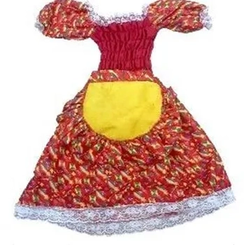 124/P VESTIDO INFANTIL JUNINO