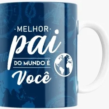 PAI 001-CAN CANECA PORCELANA MELHOR PAI DO MUNDO