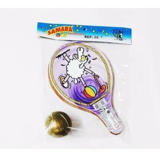28 MINI RAQUETE C/ESTAMPA