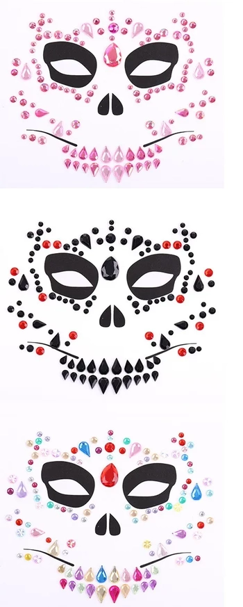 900230 ADESIVO FACIAL TEMA HALLOWEEN