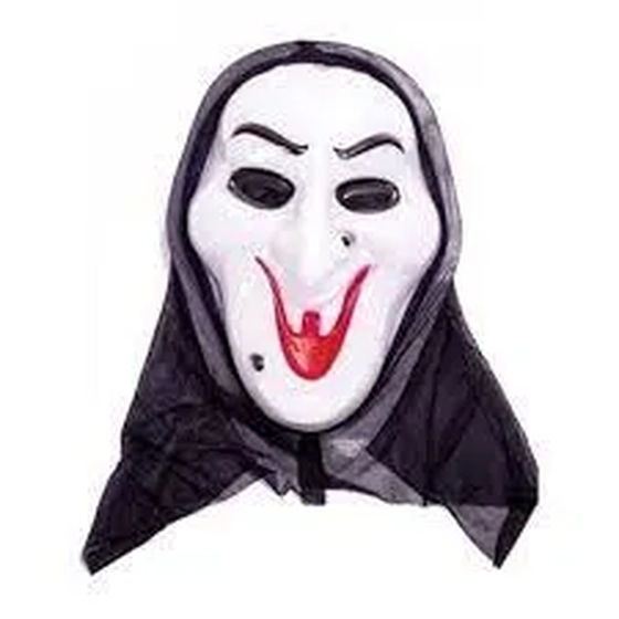 900232 MASCARA PLASTICA BRUXA C/ CAPUZ