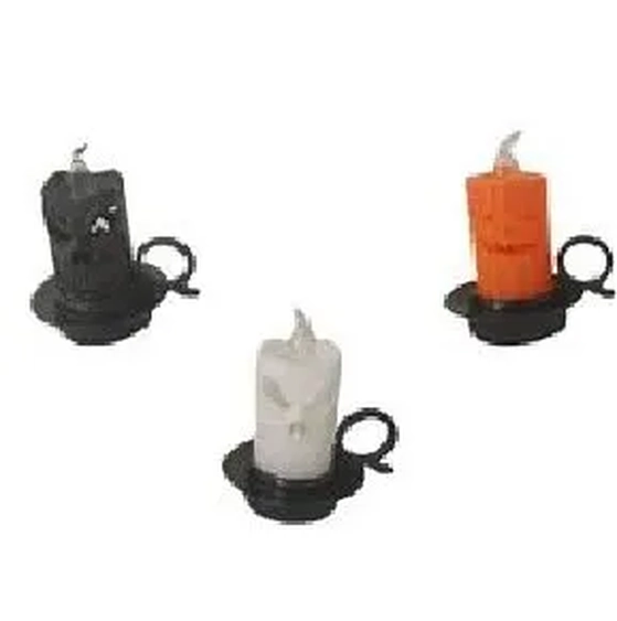 900317 LAMPADA DE VELA DE PLASTICO 8.5X5.5CM