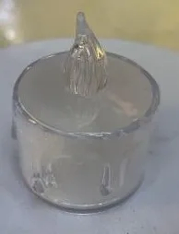 900329 VELA DE NATALINA C/LUZ  4.5X4CM