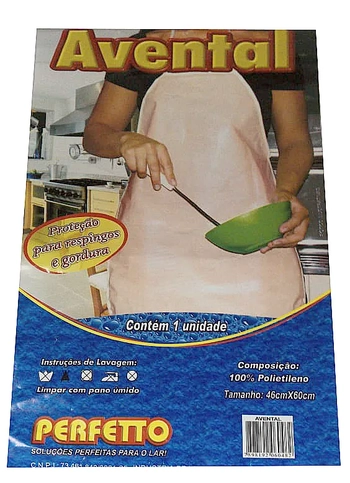 AVENTAL PLASTICO PERFETTO