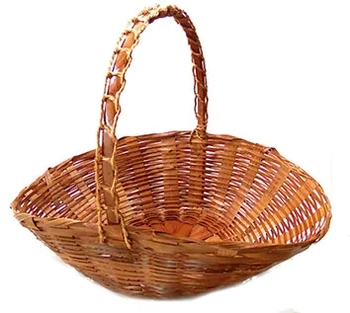 882-6 CESTA GAUCHA DE BAMBU C/CORDA MEDIA