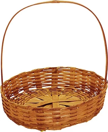 2536-8 FRALDEIRA OVAL DE BAMBU 25CM S/VERNIZ