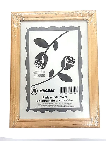 118 PORTA RETR.15X21 MOLDURA NATURAL