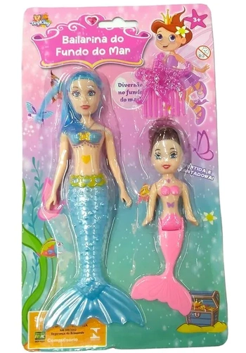 TK5596 BONECA DE PLÁSTICO SEREIA C/2