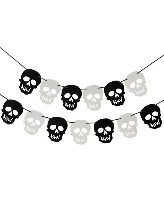 909907 VARAL BANDEIRINHA DE TNT HALLOWEEN 3MTS