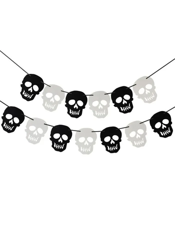 909907 VARAL BANDEIRINHA DE TNT HALLOWEEN 3MTS