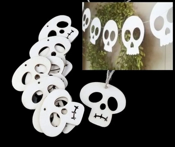 909908 VARAL BANDEIRINHA DE TNT HALLOWEEN 3MTS