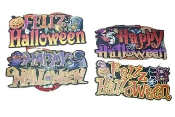 909911 PAINEL HALLOWEEN 43X8CM