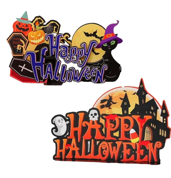 909913 PAINEL HALLOWEEN 42X18CM