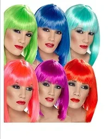 909926 PERUCA CHANEL COLORIDA