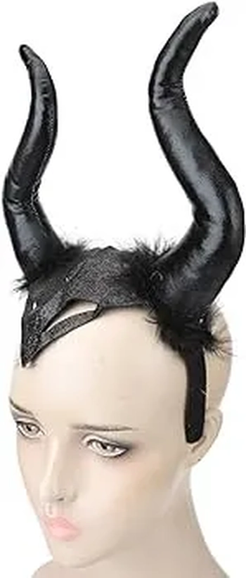 909932 TIARA CHIFRE PRETO