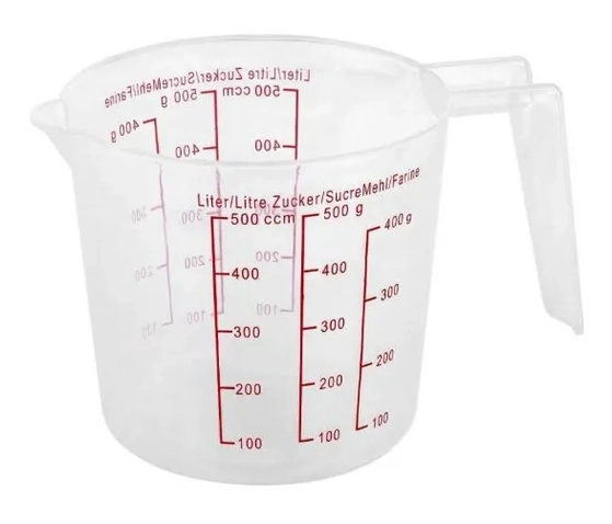 CK4502 JARRA MEDIDORA PLASTICO 500ML