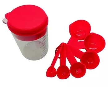 CK5453 KIT 8 PECAS MEDIDORAS PLASTICO