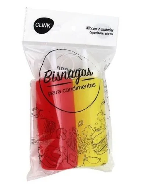 CK4624 KIT 2 BISNAGAS CONDIMENTOS