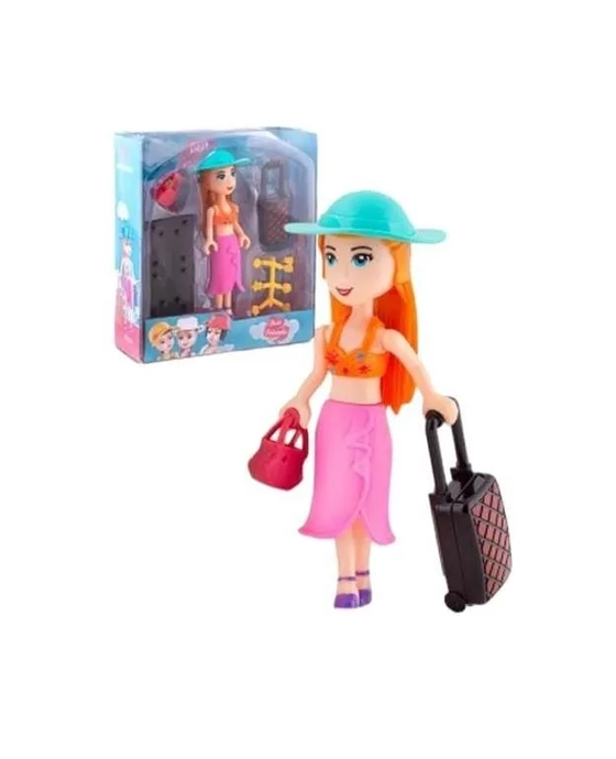 TOYS-24120 BRINQUEDO BONECA DE PLASTICO C/ACESSSORIO