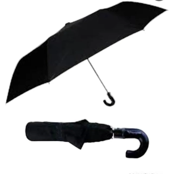 RJS01255 SOMBRINHA PRETA HASTE TELESCOPICA