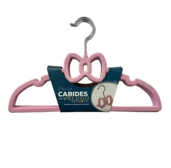 UAC052 CABIDE INF.VELUDO PLAST/METAL 5PCS 33CM