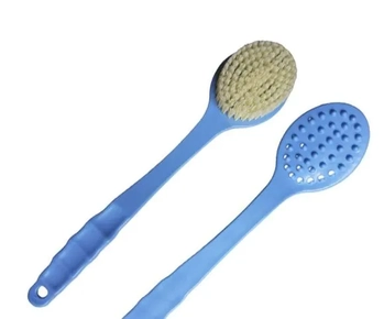 UBA047 ESCOVA  BANHO PLASTIC/NYLON 32,5X6X2,3CM