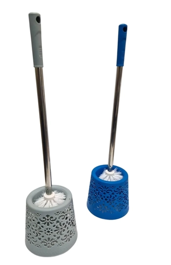 ES-24 ESCOVA SANITARIA DE PLAST/METAL 14X52CM