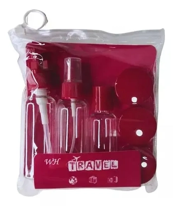 UBA023 FRASCO 7PÇS DE PLAST 19X19CM