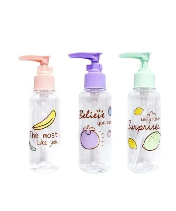 UBA024 FRASCO TAMPA PUMP P/ VIAGEM PLAST 100ML