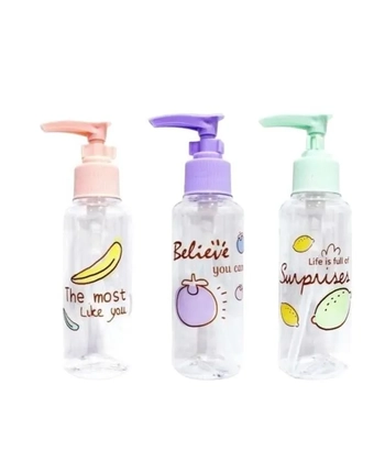 UBA024 FRASCO TAMPA PUMP P/ VIAGEM PLAST 100ML