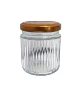 UCO259 POTE DE VIDRO COM TAMPA DE METAL 100ML