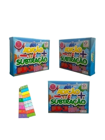 1864 JOGO ADIÇÃO E SUBTRAÇÃO - 24 PEÇAS