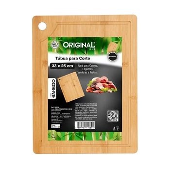 SL0244D TABUA DE CORTE EM BAMBU 33X25CM