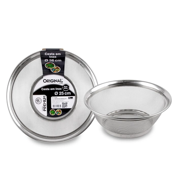 SL0298D CESTA EM INOX PREMIUM 25CM
