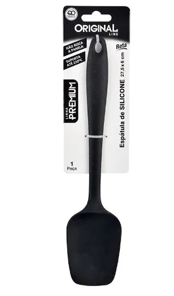 SL0616D ESPATULA RETA EM SILICONE PREMIUM