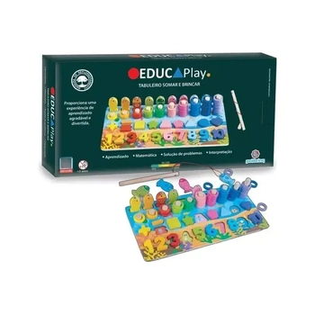 BDM28 BRINQUEDO EDUCATIVO DE MADEIRA - MATEMATICA