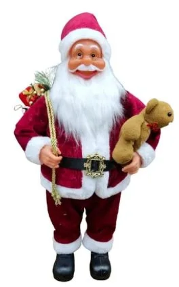910664 BONECO PAPAI NOEL LUXO 60CM