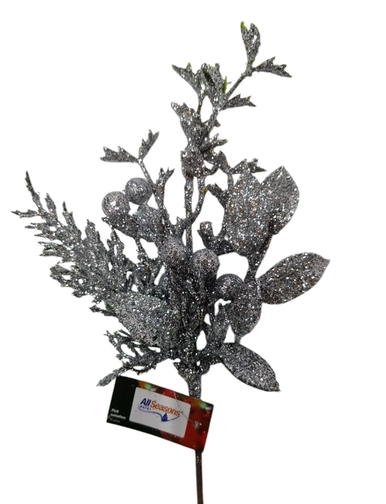 910680 PICK NATALINO C/GLITTER 30CM