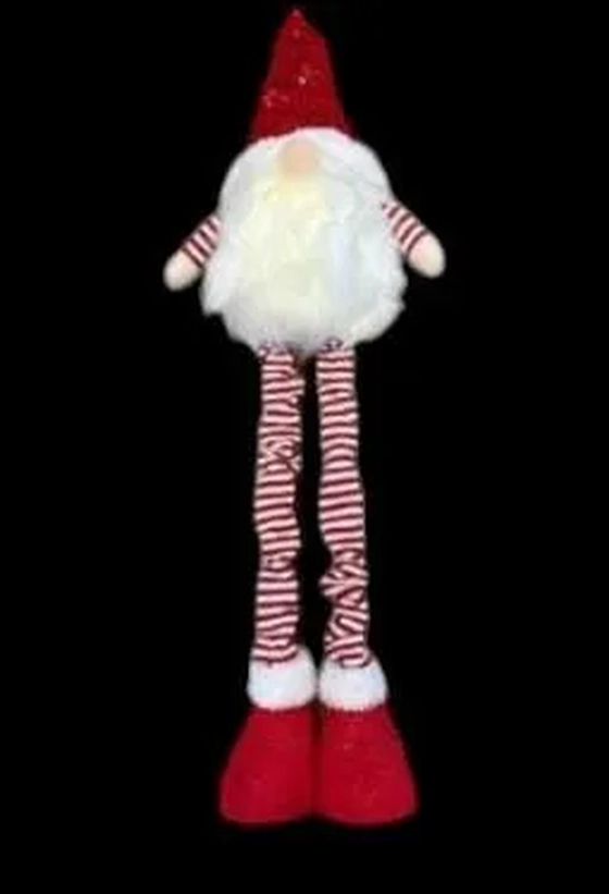 910702 BONECO PAPAI NOEL EM PE C/LUZ 76CM