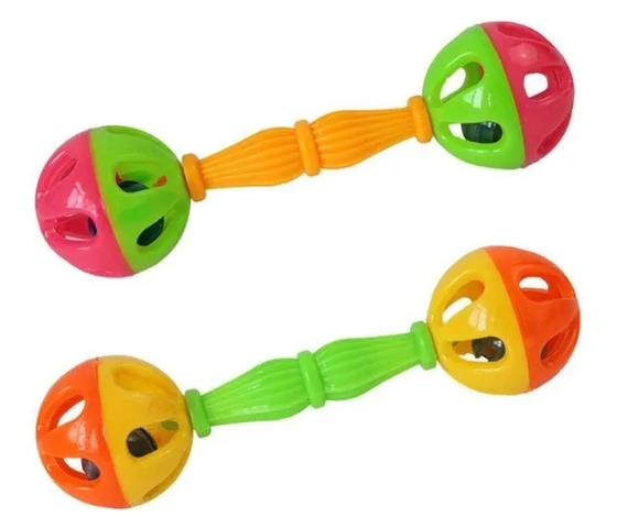 TS79213 CHOCALHO CORES SORTIDAS 13CM