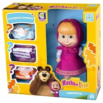 2776 BONECA MASHA SURPRESA 18CM