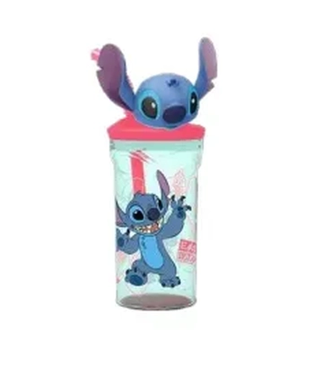 26971 COPO 3D C/ CANUDO STITCH 360ML
