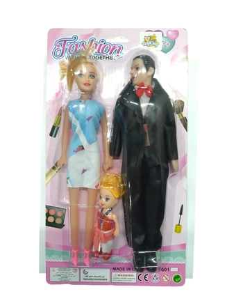 TK-AB5142 BRINQUEDO BONECO DE PLASTICO PVC C/ 3 PCS,