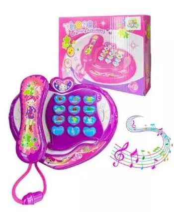 TK-AB3303 BRINQUEDO TELEFONE MUSICAL DE PLASTICO