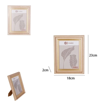 WX13137 PORTA RETRATO MDF ELEGANCE CASTANHO 13CM X18CM