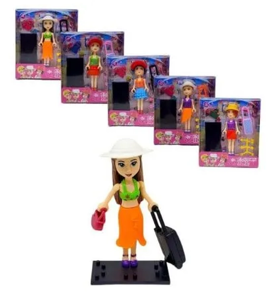 TOYS-190790 BRINQUEDO BONECA DE PLASTICO C/ACESSORIO